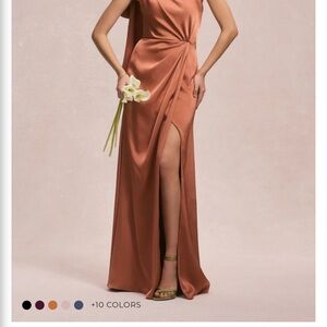 Mori Lee Elegant Spice Satin Dress